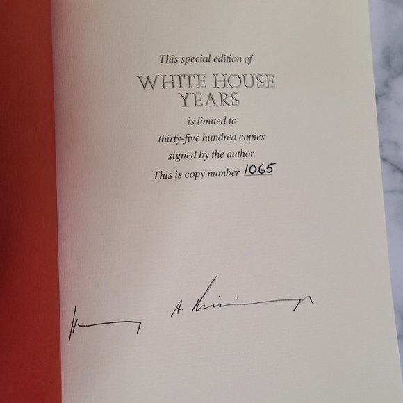 Henry Kissinger White House Years w/Slipcase Signed Limited First Ed 1979 - Picture 2 of 14